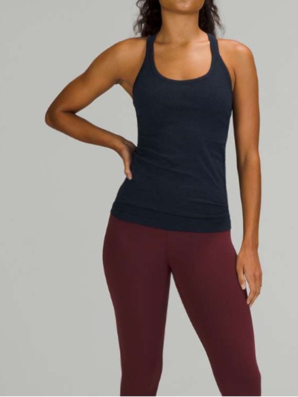 Lululemon Ebb to Street Shelf Bra Tank Top Light Support size 4 # W1AX1S